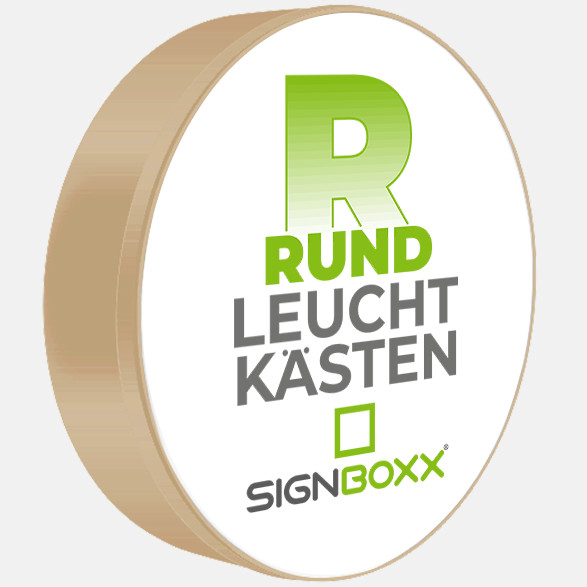 Runde Leuchtkästen