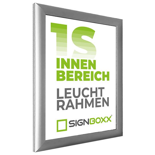 Leuchtrahmen Einseitig