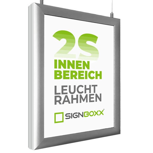 Leuchtrahmen Zweiseitig