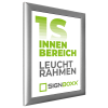 Leuchtrahmen Einseitig