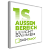 Leuchtrahmen Außenbereich Einseitig