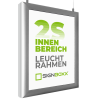 Leuchtrahmen Zweiseitig
