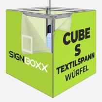 Kategorie: Leuchtkasten – Textil Spannwürfel Cube S