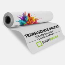 Drucke für hinterleuchtete Werbeanlagen