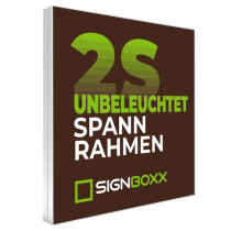 Kategorie: Textilspannrahmen – unbeleuchtet Zweiseitig