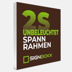 Kategorie: Textilspannrahmen Zweiseitig: Unbeleuchteter Spannrahmen