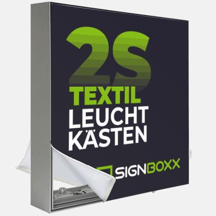 Textil-Leuchtrahmen Zweiseitig