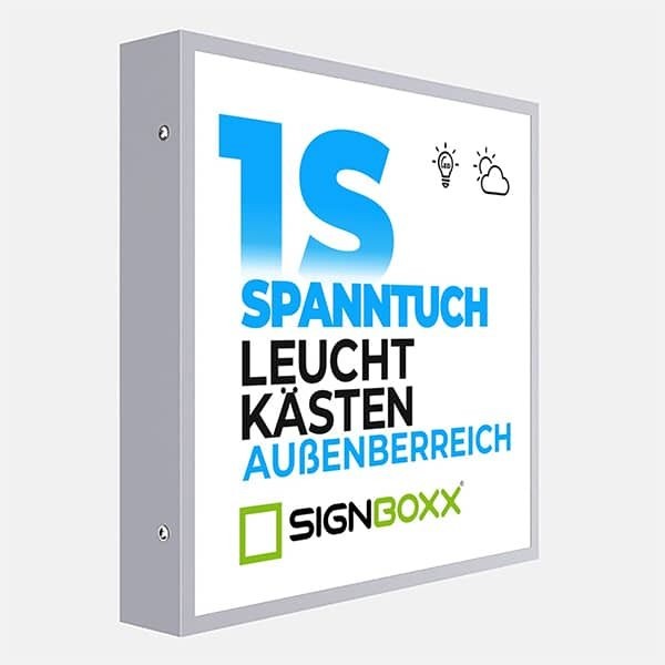 Spanntuch-Leuchtkasten Outdoor