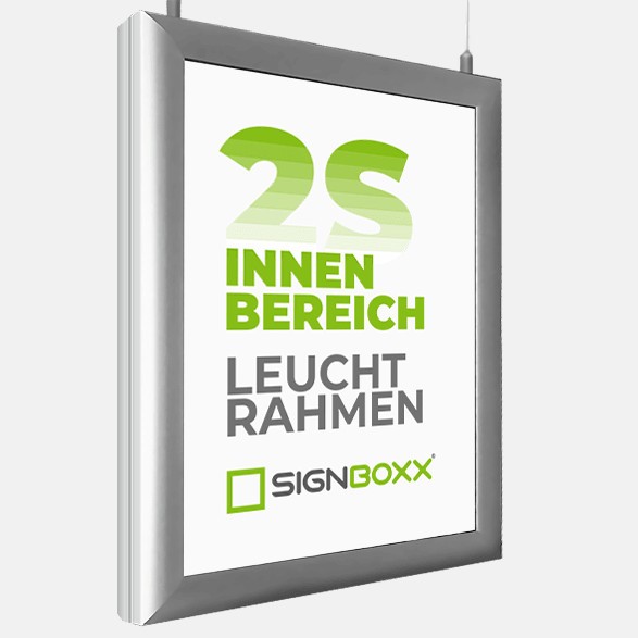 Leuchtrahmen Zweiseitig
