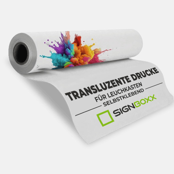 Drucke für hinterleuchtete Werbeanlagen