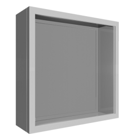 Flach Leuchtkasten, Tiefe 8 cm - einseitig