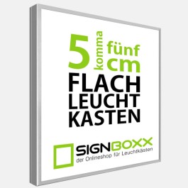 LED - Klapprahmen (Diakasten) - Tiefe 5,5cm - einseitig
