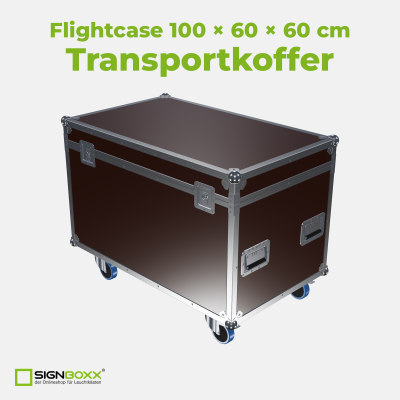 Flightcase 100 × 60 × 60 cm – Transportkoffer