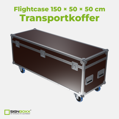 Flightcase 150 × 50 × 50 cm – Transportkoffer