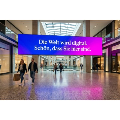 LED-Videowand PIAZZA S2.5 im Shopping-Center