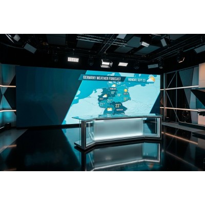 LED-Videowand STUDIO S1.25 im TV-Studio