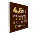 Textilspannrahmen unbeleuchtet 4,6cm-Zweiseitig