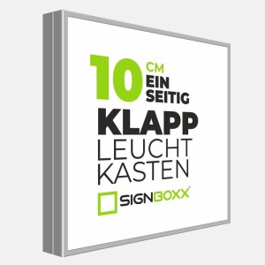 Klapp Leuchtkasten (Diakasten) - Tiefe 10 cm - einseitig