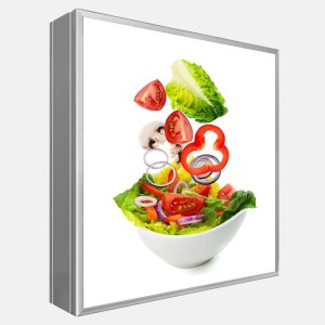 Leuchtkasten - Öffnerprofil (Diakasten) - Tiefe 14cm - zweiseitig