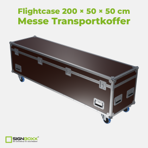Flightcase 200 × 50 × 50 cm – Messe Transportkoffer