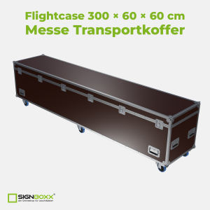 Flightcase 300 × 60 × 60 cm – Messe Transportkoffer