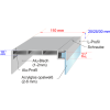 LED Leuchtkasten - LED Leuchtreklame - Tiefe 11 cm - einseitig
