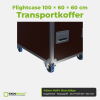 Flightcase 100 × 60 × 60 cm – Transportkoffer – Adam Hall Beschläge im Detail