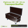 Flightcase 120 × 50 × 50 cm – Transportkoffer – Deckel geöffnet