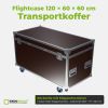 Flightcase 120 × 60 × 60 cm – Transportkoffer – Rückseite mit Klappscharnieren