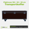 Flightcase 150 × 50 × 50 cm – Transportkoffer – Frontansicht