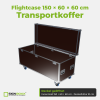 Flightcase 150 × 60 × 60 cm – Transportkoffer – Deckel geöffnet