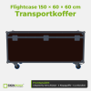 Flightcase 150 × 60 × 60 cm – Transportkoffer – Frontansicht