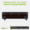 Flightcase 200 × 50 × 50 cm – Messe Transportkoffer – Frontansicht