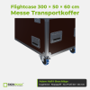Flightcase 300 × 50 × 60 cm – Messe Transportkoffer – Adam Hall Beschläge im Detail