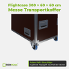 Flightcase 300 × 60 × 60 cm – Messe Transportkoffer – Adam Hall Beschläge im Detail