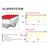 Klapp Leuchtkasten (Diakasten) - Tiefe 13 cm - einseitig
