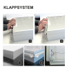 Klapp Leuchtkasten (Diakasten) - Tiefe 13 cm - einseitig