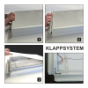 LED - Klapprahmen (Diakasten) - Tiefe 5,5cm - einseitig
