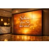 LED-Videowand im Hotel-Empfang