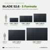 BLADE S2.6: alle 5 Formate maßstabsgetreu im Größenvergleich mit Person 1,80 m