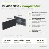 BLADE S2.6 Komplett-Set: Kabinett, Steuerung, Kabel und Lieferung auf einen Blick