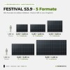 FESTIVAL S3.9: alle 5 Formate maßstabsgetreu im Größenvergleich mit Person 1,80 m
