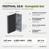 FESTIVAL S3.9 Komplett-Set: Kabinett, Steuerung, Kabel und Lieferung auf einen Blick