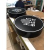 Leuchtkasten Rund mit LED - Tiefe 8,5 cm - einseitig 