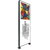 Werbepylon gerade Soft Line einseitig oder zweiseitig