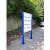 Standschild Rund 9 mit Lamellensystem