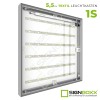 LED-Leuchtrahmen Textil - einseitig - Tiefe 5,5cm 