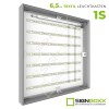 LED-Leuchtrahmen Textil - einseitig - Tiefe 6,5cm, DIN A2