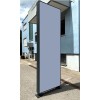 Werbepylon gerade Soft Line einseitig oder zweiseitig
