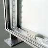 Werbepylon gerade Soft Line einseitig oder zweiseitig